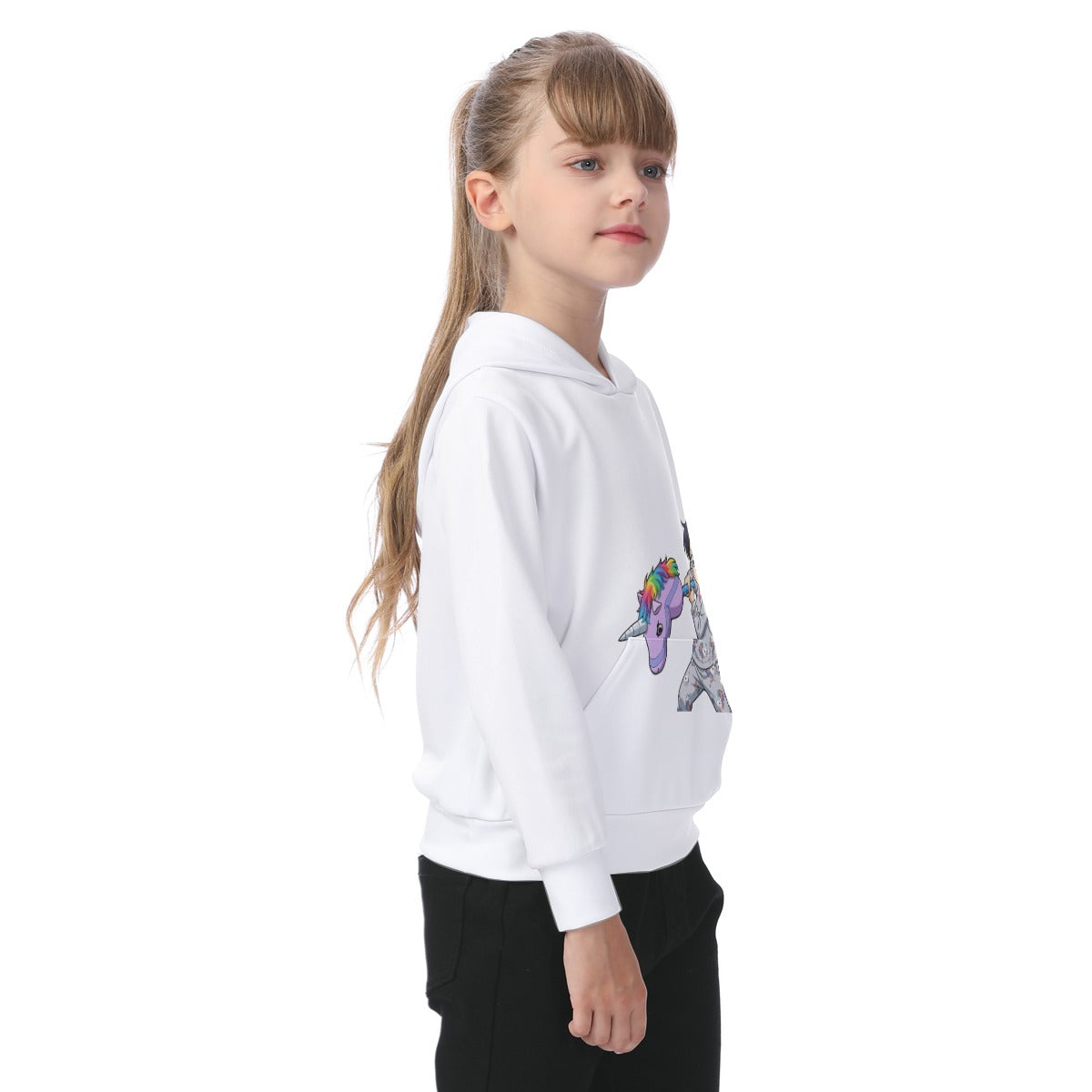 All-Over Print Kid's Heavy Fleece Hoodie