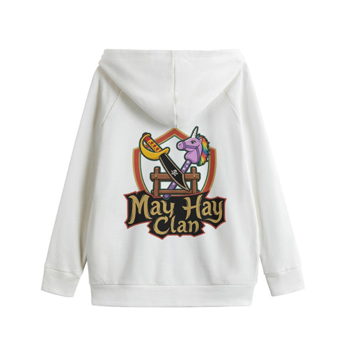 All-Over Print Kid's Zip Up Raglan Sleeve Hoodie | 310GSM Cotton